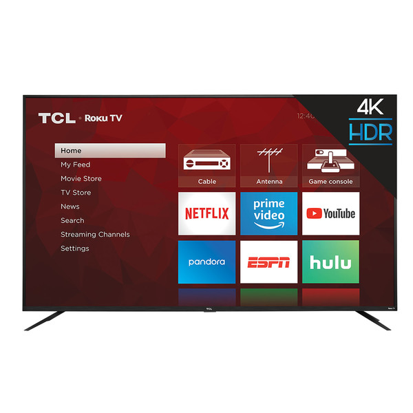 Tcl 75" 4K Ultra HD Roku Smart TV 75S425